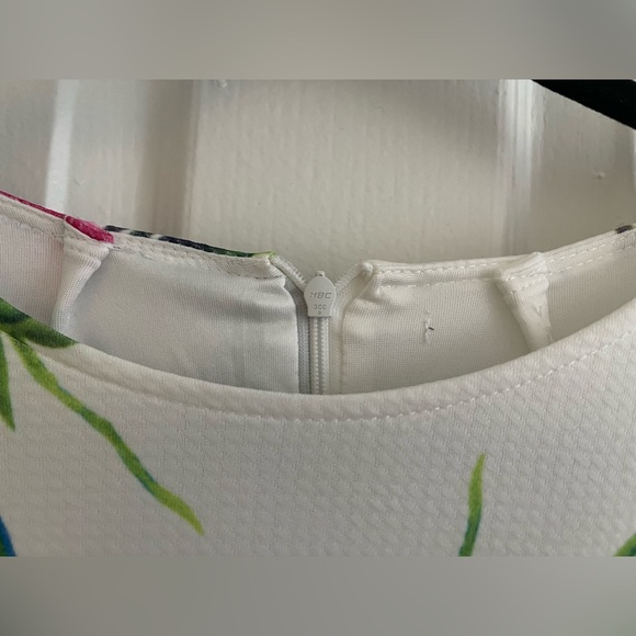 Midi dress white floral - Picture 7 of 10